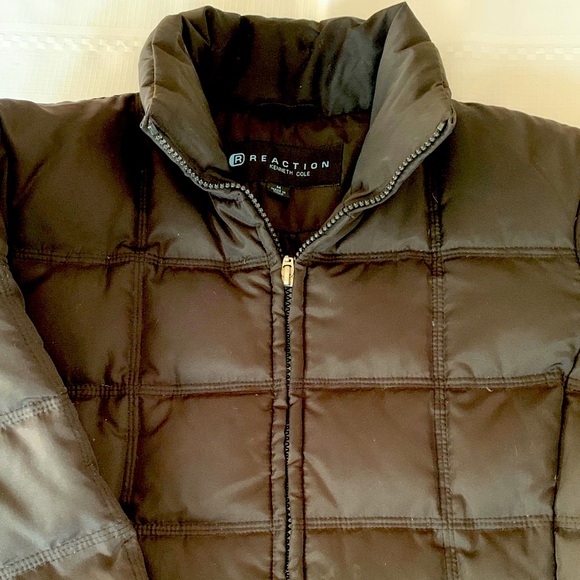 Kenneth Cole Reaction Jackets & Blazers - Streetwear Kenneth Cole Reaction Black Down Puffer Winter Coat Outerwear SzM
